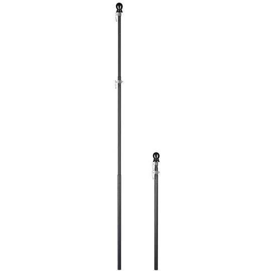 LINCOLN 6' Telescoping Wall Mount Flagpole Kit