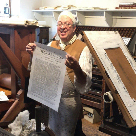"Declaration of Independence" Boston Broadside from the Printing Office of Edes & Gill in Boston